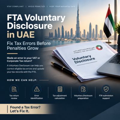 FTA Voluntary Disclosure UAE: How to Fix Tax Errors Before Penalties Escalate