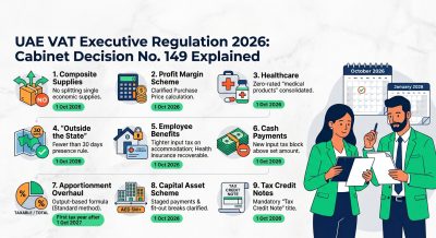 UAE VAT Executive Regulation 2026: Cabinet Decision 149 Changes Explained 
