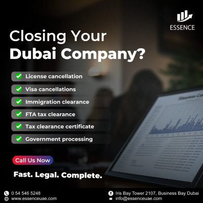 Closing Your Company in Dubai: Complete Guide to Business Liquidation, License Cancellation & Tax Clearance (2026) 